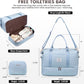 LOVEVOOK Travel Duffle Bag,Weekender Bags for Women with Shoe Compartment，Carry on Overnight Bag with Toiletry Bag,Gym Duffel Bag with Wet Pocket, Hospital Bags for Labor and Delivery
