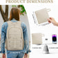 ZOMFELT Hiking Backpack for Women Men, 25L Lightweight Packable Backpacks for Trip, Water Resistant Small Travel Backpack, Foldable daypack for Hiking, Walking, Cycling, Camping, Beige - Roamly