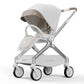 Hot Mom Baby Lightweight Stroller, Intelligent Seat Reversing，Double Brake and PU Anti-Shock Tire Combine Baby Pushchair, Newborn to Toddler's Baby Stroller, Brown