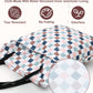 ALVABABY 2 Pack Large Wet Dry Bag Waterproof Hanging Cloth Diaper with Double Zippered Pockets 25x18 inches 2HL02