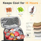 Cooler Backpack Soft Insulated Leak Proof 50 Cans Insulated Backpack Cooler Portable Picnic Camping Beach Hiking BBQ Lunch Backpack for Men and Women - Black
