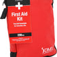 DMI 298-Piece Complete Emergency First Aid Kit, Treats Pain, Swelling, Cuts, Scrapes & Burns, Complete First Aid Guide Included, Clear Pocket Organization, Durable Zippered Travel Bag