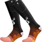 SNOW DEER Upgraded Rechargeable Electric Heated Socks,7.4V 2200mAh Battery Powered Cold Weather Heat Socks for Men Women,Outdoor Riding Camping Hiking Motorcycle Skiing Warm Winter Socks