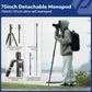 Fotopro 73" Carbon Fiber Tripod for Camera, Compact Travel Tripod with Ball Head, Detachable Monopod with Quick Release Plate and Camera Bag, Load up to 22lbs/10KG