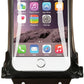 AquaVault 100% Waterproof Floating Smart Phone Case & Money Pouch - Fits All Phones - Made from Premium Heavy Duty PVC for Added Drop Protection - Includes Adjustable Neck Strap. Black
