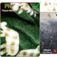 PHF Printed Fleece Blanket Twin Size, No Shed No Pilling Ultra Soft Plush Cozy Xmas Prints Theme Home Décor Flannel Blanket for Bed, Sofa, Couch and Gift, 66" x 90", Northern Winter