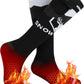 SNOW DEER Upgraded Rechargeable Electric Heated Socks，Ultimate Foot Warmer for Men & Women, Perfect for Skiing, Camping, Hiking, Motorcycling, &Outdoor Riding in Winter (S)