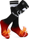 SNOW DEER Upgraded Rechargeable Electric Heated Socks，Ultimate Foot Warmer for Men & Women, Perfect for Skiing, Camping, Hiking, Motorcycling, &Outdoor Riding in Winter (M)