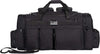 K-Cliffs Tactical Range Duffel Heavy Duty Large Gear Duffle Durable Quality Travel Sports Gym Equipment Bag Military Molle with Lockable Zippers with US Flag Patch 33 Inch Black