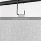 StorageWorks Hanging Closet Organizer, 3-Shelf Hanging Closet Shelves with Top Shelf, 19 ¾"W x 12" D x 31" H, Extra-Large Space, Light Grey