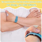 Motion Sickness Bands Anti Nausea Acupressure Wristband Sea Sickness Wristbands Nausea Bands(3Pairs-Black+Purple+Transparent)