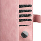 VULKIT Passport Holder with Airtag Holder RFID Blocking Passport Wallet Travel Leather Passport for Women(Pink)