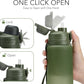 TakeToday Collapsible Water Bottles 32oz, Foldable Travel Water Bottle, BPA Free, Silicone Water Bottle Leakproof for Hiking, International Travel, Outdoors