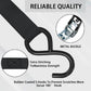 XSTRAP STANDARD Ratchet Tie Down Straps 8PK 1'' x 10 ft - 900 LB Break Strength Cargo Straps for Moving Appliances, Lawn Equipment, Motorcycle (Black)