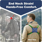 Binocular Harness Strap, New Double-Sided Leather X-shaped Design Adjustable for Hunting, Hiking & Birding, Binocular Harness Fits for Carrying, Cameras, Rangefinders and More
