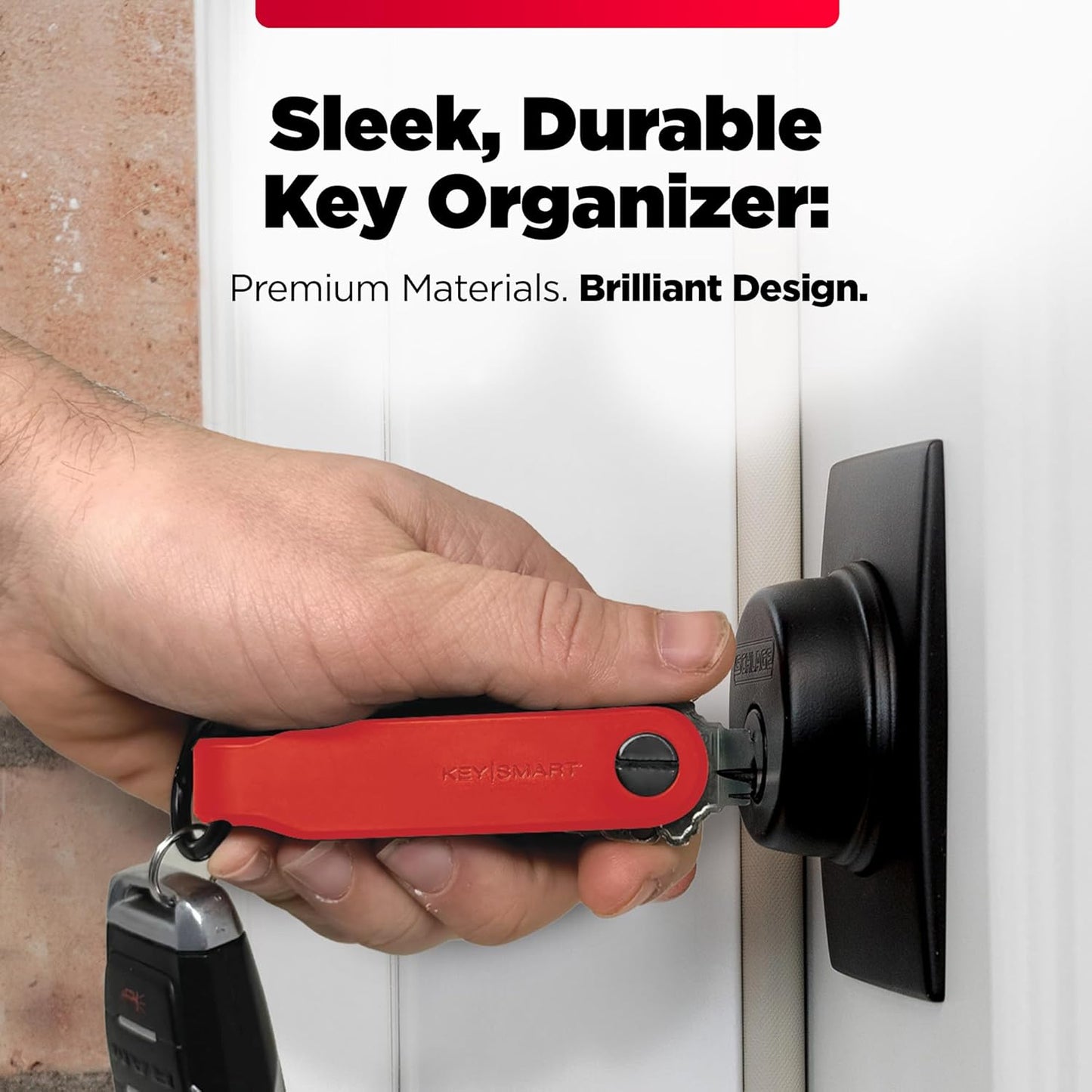 KeySmart Keychain Key Holder - Compact Key Organizer for Key Chain, EDC Key Chains, Key Ring Keychains