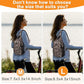 Crossbody Bags for Women Men Trendy Sling Bag Bakpack Casual Chest Bag with Convertible Shoulder Strap