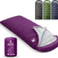 Sleeping Bags for Adults Cold Weather,Portable, Waterproof,Lightweight Camping Sleeping Bag for Tall Girls Boys with Compression Sack for Warm Camping, Hiking, Outdoor & Indoor