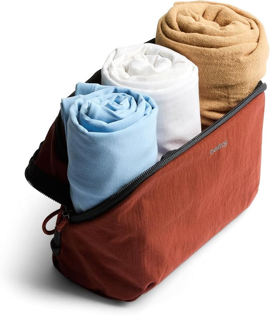 Bellroy Lite Packing Pouch 3L (Organizer Packing Cube for Travel Near and far) - Clay