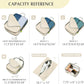 Gonex Compression Packing Cubes, 3pcs/4pcs Expandable Storage Travel Luggage Bags Organizers