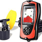 LUCKYLAKER Portable Display Fish Finder Boat Handheld Transducer Fish Finders Kayak Water Sensor Depth Finder LCD Wired Cable Ice Sea Fishing