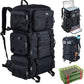 Goture Fishing Backpack with Cooler, 72L 600D Tackle Backpack Included 4 3700 Tackle Boxes, Dry & Wet Split Compartment, Large Fishing Tackle Bag with Rod Holders,Rain Cover for Travel Camping Hiking