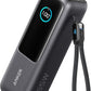 Anker Laptop Power Bank, 25,000mAh Portable Charger with Triple 100W USB-C Ports, Built-in and Retractable Cables, for iPhone 16/15 Series, MacBook, Samsung, and More (Flight-Approved)