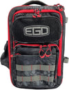 EGO Kryptek Tactical Tackle Box Backpack, Durable Fishing Tool Bag, 1000D Nylon Fabric with PVC Back, Water-Resistant, Multiple Storage Pockets, Laser-Cut Molle Loops, Includes 4 Tackle Trays