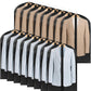 Zilink 43" Garment Bags for Hanging Clothes Clear Suit Bags for Closet Storage Garment Covers for Suits, Coats, Jackets, 16-Pack