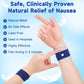 LYJEE Motion Sickness Bands for Adults and Kid Morning Sickness Relief Through Pressure Point Therapy Seasickness Wristband for Cruise Travel