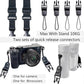 Camera Neck Strap,Soft Binocular Should Strap with Quick Release Buckle,Neoprene Padding Digital Camera Lanyard Belt Strap,Mirrorless or Dslr Slr Camera Strap for Women Men Photographers,Black,56 Inch