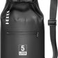 HEETA Waterproof Dry Bag with Front Zippered Pocket for Women Men, 5L/10L/20L/30L/40L Roll Top Lightweight Dry Storage Bag Backpack for Travel, Kayaking, Boating, Rafting, Camping, Hiking & Beach