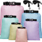 Shappy Waterproof Dry Bag Set 6 Sizes Lightweight Sacks and Long Adjustable Shoulder Strap Outdoor Water Proof Keep Gear Dry Bag Stuff Sacks for Backpacking, Boating, Hiking, Camping