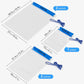 HEETA 5-Pack Clear Waterproof Dry Bag, Water Tight Cases Pouch Dry Bags for Camera Mobile Phone Maps, Kayaking Boating Document Holder
