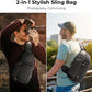 K&F Concept Camera Sling Bag Crossbody Bag Camera Shoulder Backpack DSLR/SLR/Mirrorless Photography Bags Compatible with Canon/Nikon/Sony/Fuji/Gopro/DJI