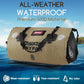 Waterproof Duffel Bag - Motorcycle Dry Bag Tail Bag with Large Storage Space, Waterproof Luggage Duffle Bags with Outer Mesh Zipper Pocket for Camping, Kayaking, Fishing & Traveling - Roamly