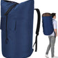 Laundry Bag Backpack Extra Large, 115L Laundry Backpack with Padded Shoulder Strap, Sturdy Travel Laundry Bags, Hanging Laundry Bag for College Dorm, Apartment, Clothes Hamper Bag for Laundromat