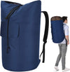 Laundry Bag Backpack Extra Large, 115L Laundry Backpack with Padded Shoulder Strap, Sturdy Travel Laundry Bags, Hanging Laundry Bag for College Dorm, Apartment, Clothes Hamper Bag for Laundromat