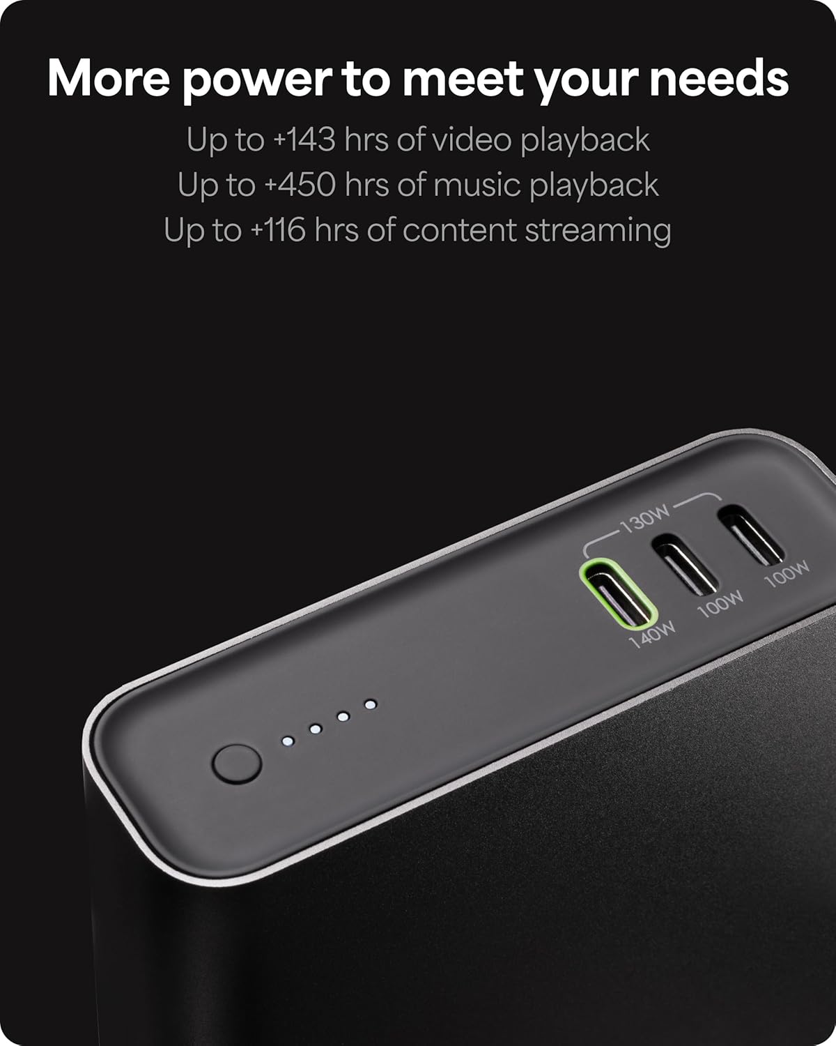 Mophie Powerstation Ultra 25,000mAh Laptop Power Bank (Gen 3) – 140W USB-C PD Fast Charging, Portable Charger for iPhone, iPad, MacBook Pro, Steam Deck, Nintendo Switch – Includes USB-C Cable - Roamly