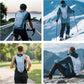 Lightweight Hydration Backpack 2L Water Bladder Pack for Running, Cycling, Hiking – Anti-Theft Water Backpack with Phone Holder, Trekking Pole Holder & Reflective Strips for Men & Women