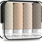 Travel Bottles for Toiletries, TSA Approved Silicone Travel Size Containers for Toiletries, BPA Free Leak Proof Refillable Essentials Accessories, Shampoo and Conditioner Bottles (Cream)