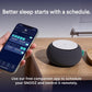SNOOZ Smart White Noise Sound Machine - Real Fan Inside for Non-Looping White Noise, Sleep Aid for Adults, Travel, Sleeping, Bedroom, Portable, Baby Registry Essential - Charcoal