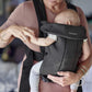 BabyBjörn Baby Carrier Mini, Charcoal Gray, 3D Jersey | Infant Carrier (7-25 lbs), Ergonomic, Easy-to-Use
