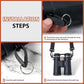 MOXULE Binocular Harness Strap X-shaped - Adjustable Bino Chest Straps for All Binoculars Hunting,Hiking and Birding - Black