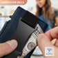 BULLIANT Men Wallet Gift Boxed,Slim Front Pocket Wallet Money Clip Card Holder 3.8"x2.7",Pop-up Access