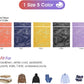 5Pcs Sturdy Mesh Laundry Bags for Delicates, Lingerie, Bras, Travel and Organzie - 5 Color(14x20 Inch)