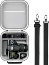 Krypthos Travel Camera Storage Case Compatible with Canon EOS Rebel T7/ R100/ R50/ 90D/ 2000D Nikon D7100/ D7500 Sony Alpha ZV-E10, Camera Protective Storage Holder Organizer Bag Carrying Bag
