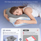 Cervical Pillow for Neck Pain Relief - Ergonomic Memory Foam Pillow with Cooling Case Orthopedic Support Side Sleeper Pillow for Pain Relief Support for Side Back Stomach Sleepers (Grey)
