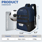 LARIPOP Soccer Backpack Soccer Bag with Ball Holder & Shoe Compartment Youth Sports Equipment Training Bag