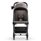Mompush Lithe V2 Lightweight Travel Stroller, Compact Foldable Baby Stroller with Travel Bag, One-Hand Fold Stroller, Snack Tray, Mechanical Recline Seat, Airplane-Ready, UPF 50+ Canopy & Rain Cover